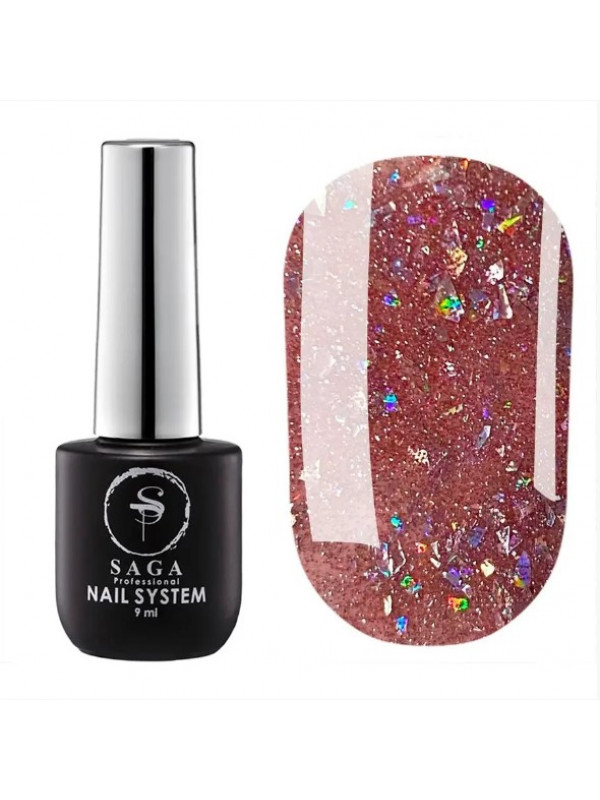 Saga Fiery Gel Polish №34, 9 ml 