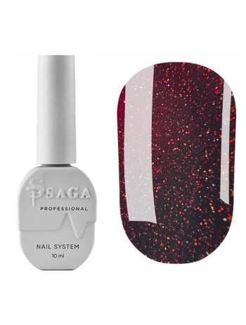 Saga Love Red Gel Polish 02, 10ml 