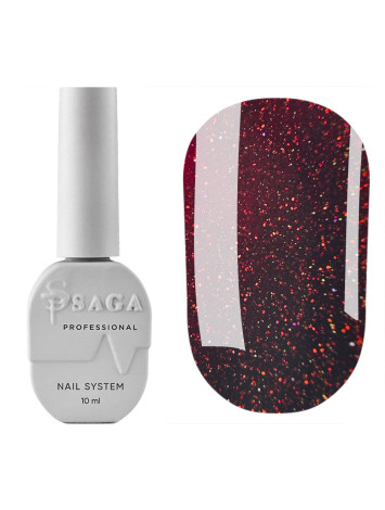 Saga Love Red Gel Polish 02, 10ml 