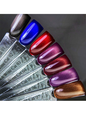 Saga Wine Cat Eye Gel Polish №01 ,10 ml 