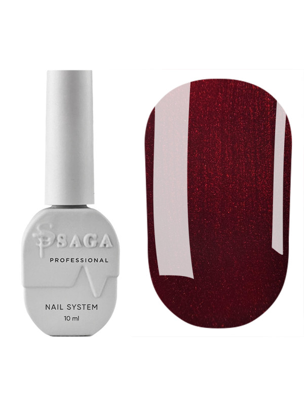 Saga Wine Cat Eye Gel Polish №03 ,10 ml 