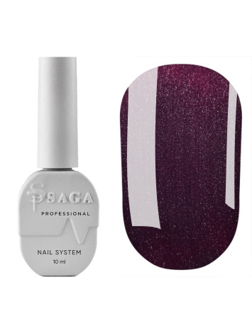 Saga Wine Cat Eye Gel Polish №04 ,10 ml 