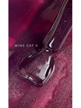 Saga Wine Cat Eye Gel Polish №04 ,10 ml 