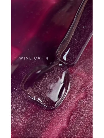 Saga Wine Cat Eye Gel Polish №04 ,10 ml 