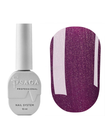 Saga Wine Cat Eye Gel Polish №06 ,10 ml 
