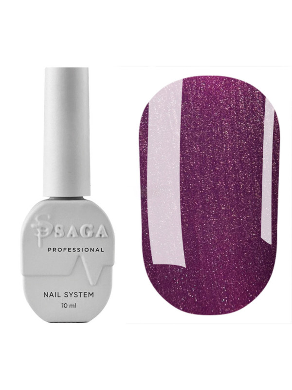 Saga Wine Cat Eye Gel Polish №06 ,10 ml 
