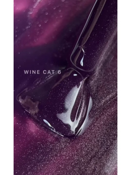 Saga Wine Cat Eye Gel Polish №06 ,10 ml 