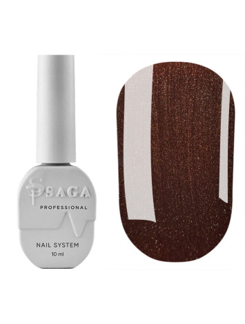 Saga Wine Cat Eye Gel Polish №07 ,10 ml 
