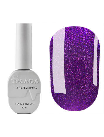 Saga Wine Cat Eye Gel Polish №08 ,10 ml 
