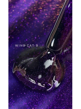 Saga Wine Cat Eye Gel Polish №08 ,10 ml 