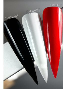 Saga White Color No-wipe Top Coat , 9 ml 