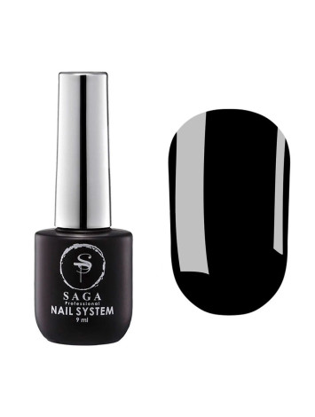 Saga Black Color No-wipe Top Coat , 9 ml 