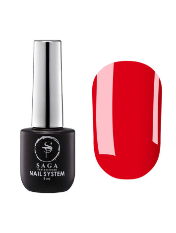 Saga Red Color No-wipe Top Coat , 9 ml 