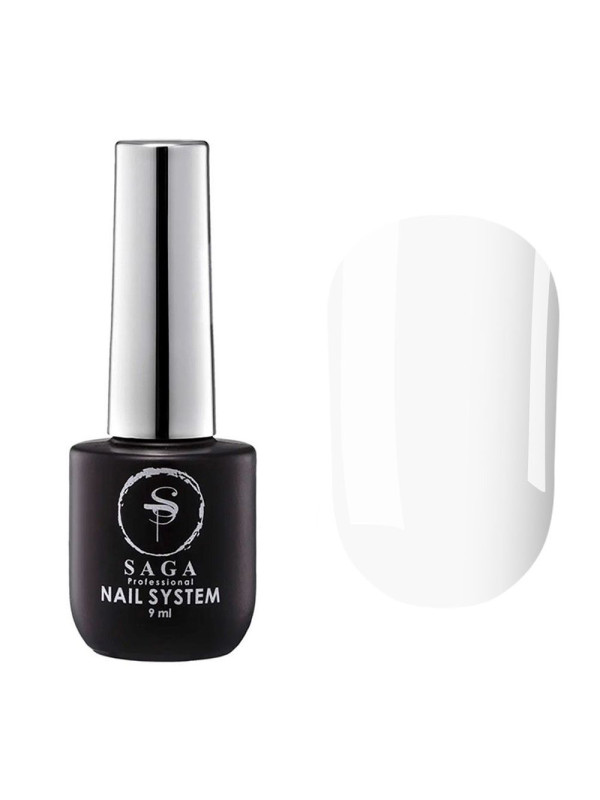 Saga White Color No-wipe Top Coat , 9 ml 