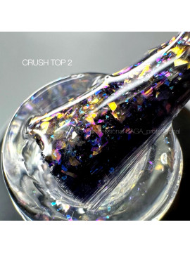 Saga Crush Top Coat №02, 9 ml 