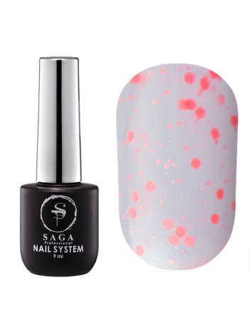 Saga Mosaic Matte Top Coat №01, 9 ml 