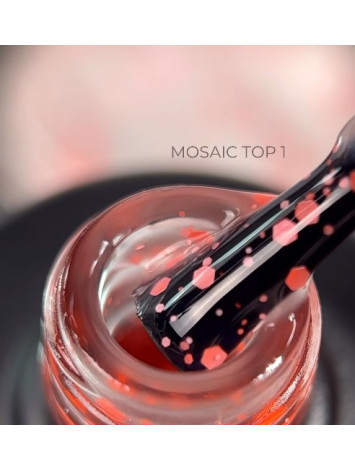 Saga Mosaic Matte Top Coat №01, 9 ml 