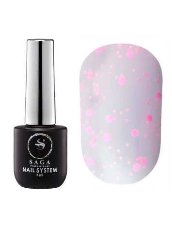 Saga Mosaic Matte Top Coat №02, 9 ml 