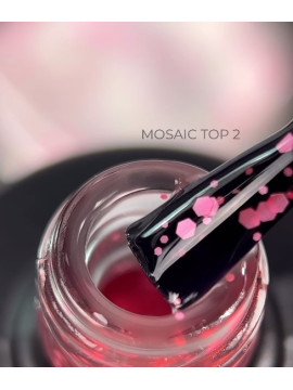 Saga Mosaic Matte Top Coat №02, 9 ml 