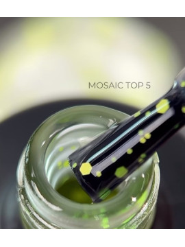 Saga Mosaic Matte Top Coat №05, 9 ml 