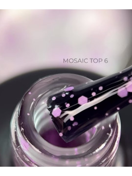 Saga Mosaic Matte Top Coat №06, 9 ml 