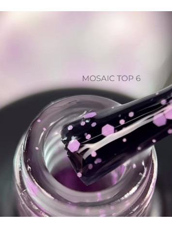 Saga Mosaic Matte Top Coat №06, 9 ml 