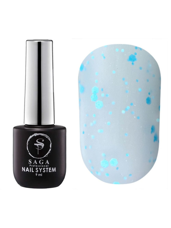 Saga Mosaic Matte Top Coat №07, 9 ml 