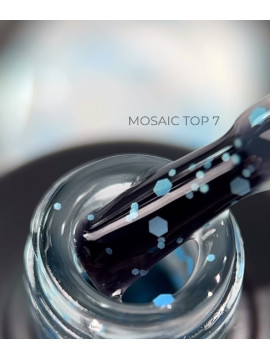 Saga Mosaic Matte Top Coat №07, 9 ml 