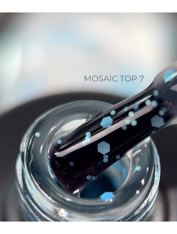 Saga Mosaic Matte Top Coat №07, 9 ml 
