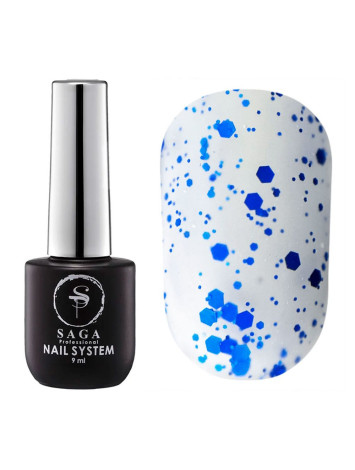 Saga Mosaic Matte Top Coat №08, 9 ml 