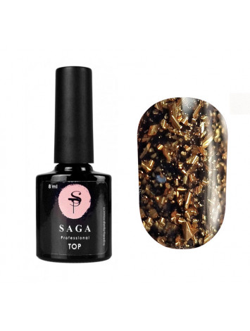 Saga Gold Leaf Top Coat , 8 ml